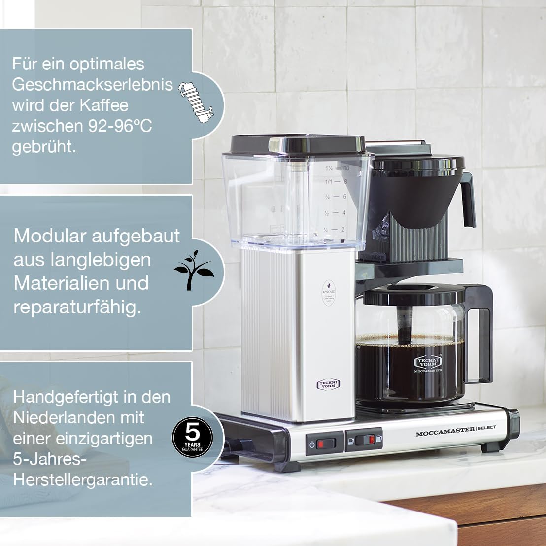 Moccamaster Select Vorteile