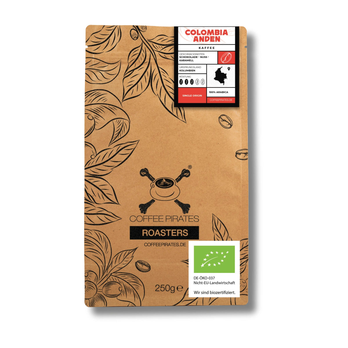 biokaffee aus den Anden I Coffee Pirates