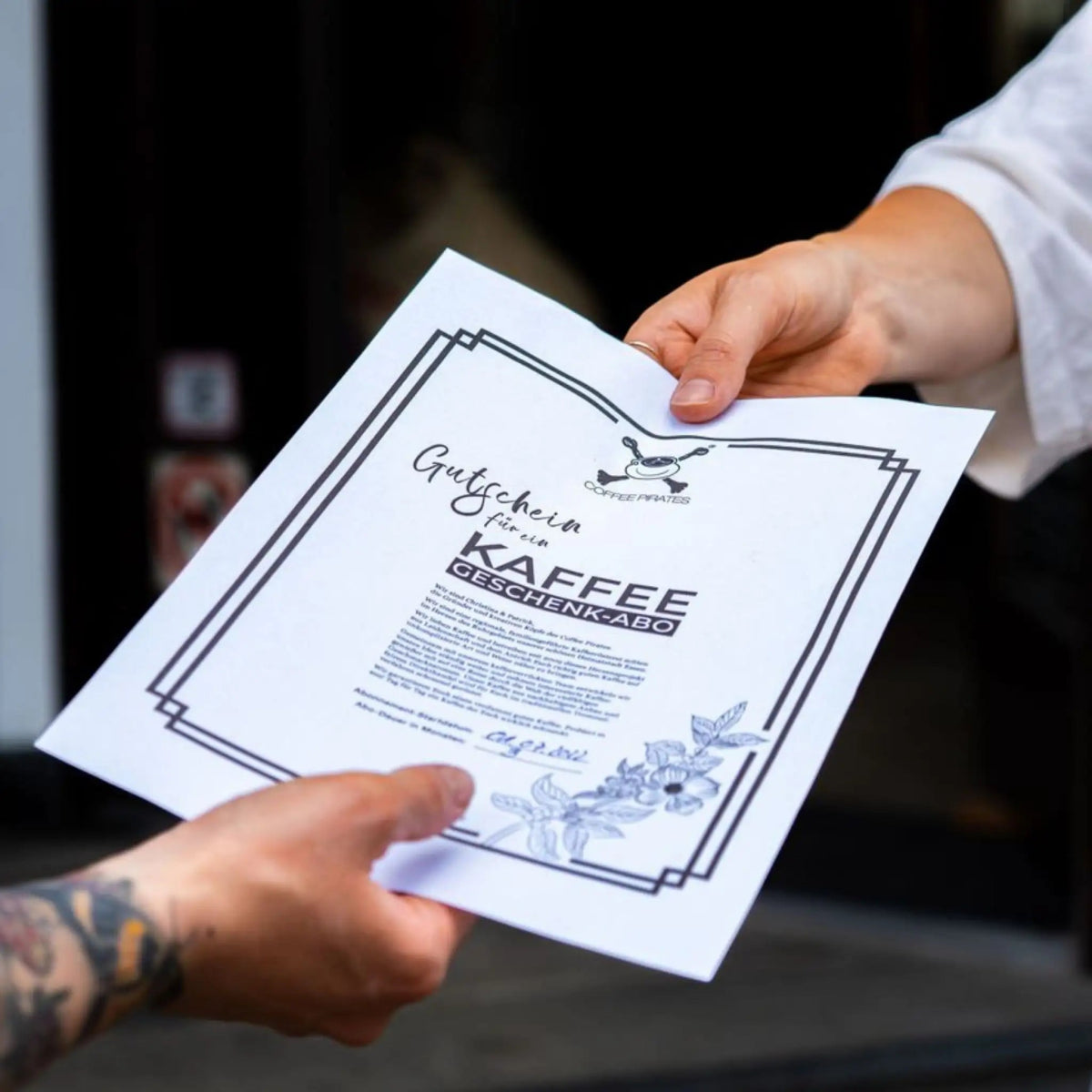 Geschenk - Kaffee - Abo Coffee Pirates - 12 Monate - Coffee Pirates