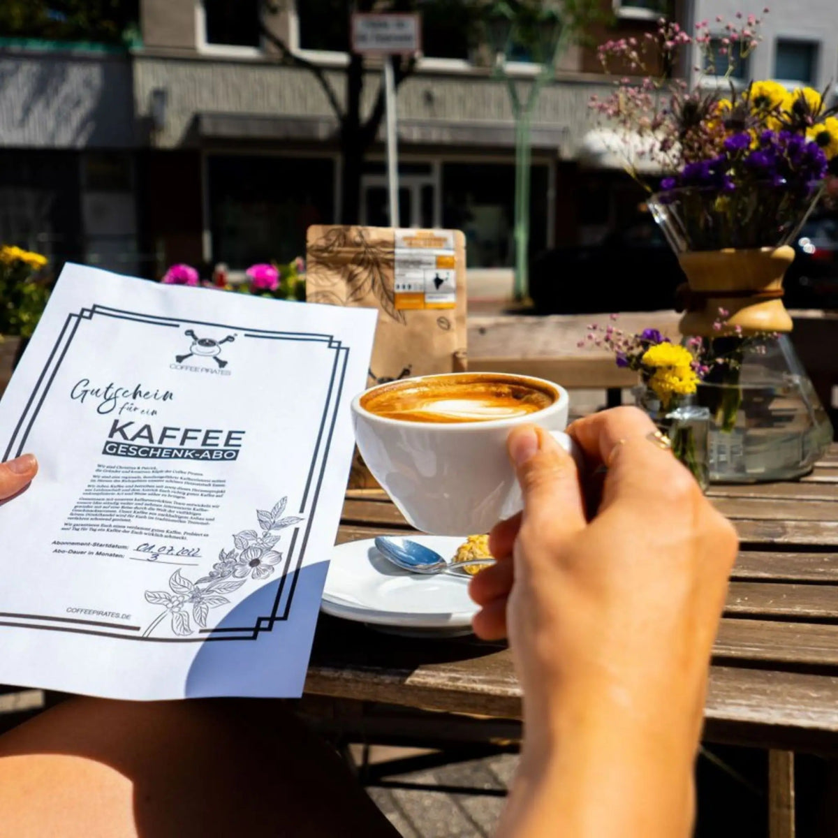 Geschenk - Kaffee - Abo Coffee Pirates - 3 Monate - Coffee Pirates