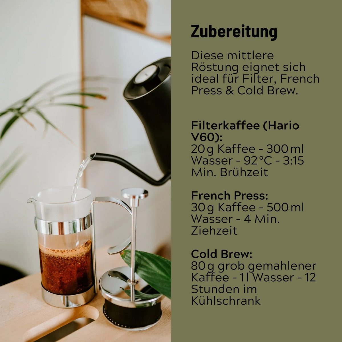 Zubereitung Guatemala Golden Flakes I Coffee Pirates