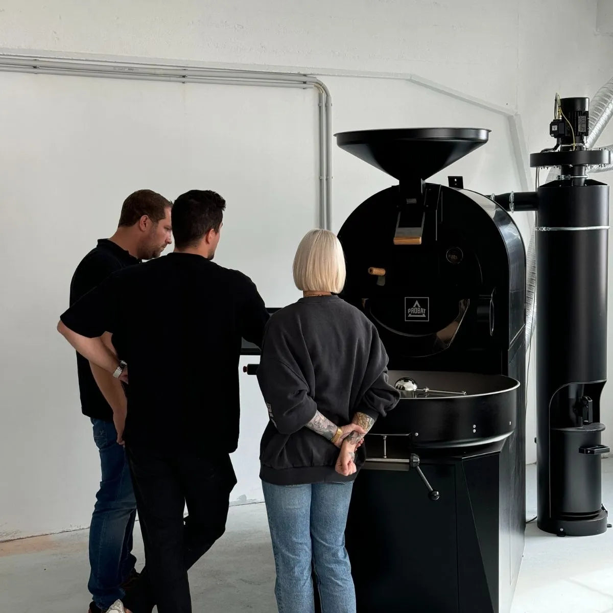 Team Coffee Pirates Probat p12E
