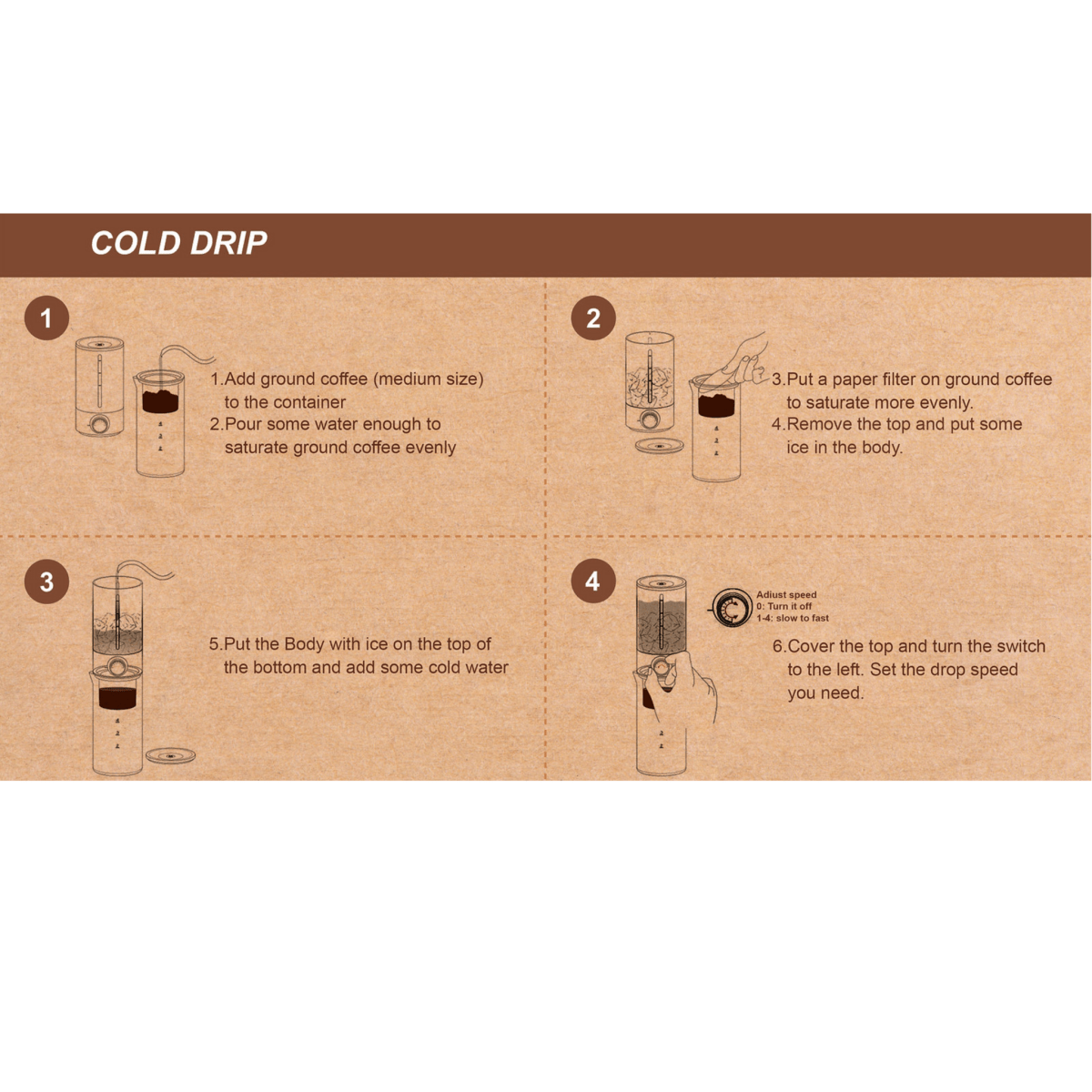 TIMEMORE Ice Dripper Set – Cold Brew auf Barista - Niveau erleben! - Coffee Pirates