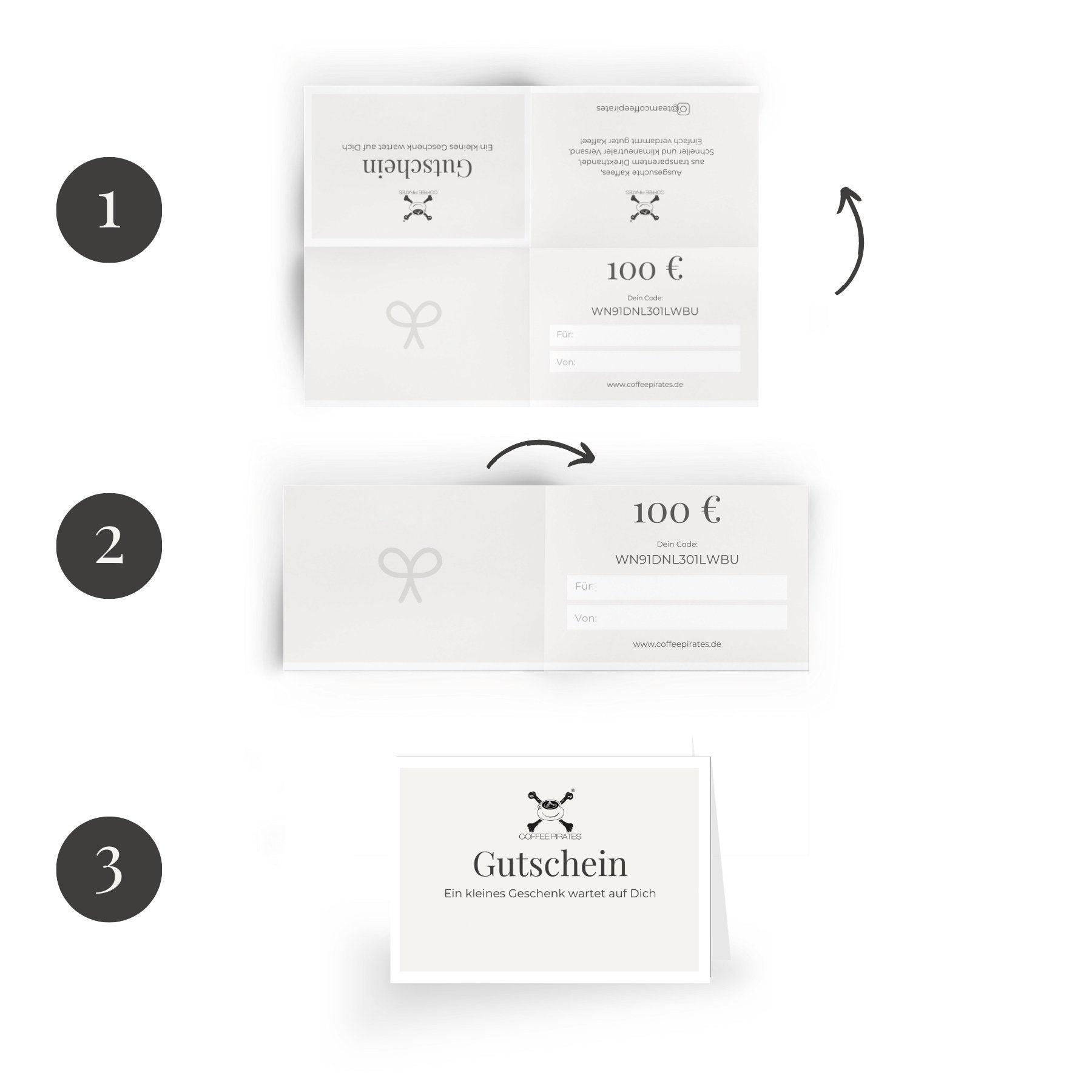 Coffee Pirates - Geschenkgutschein 100€ - Coffee Pirates