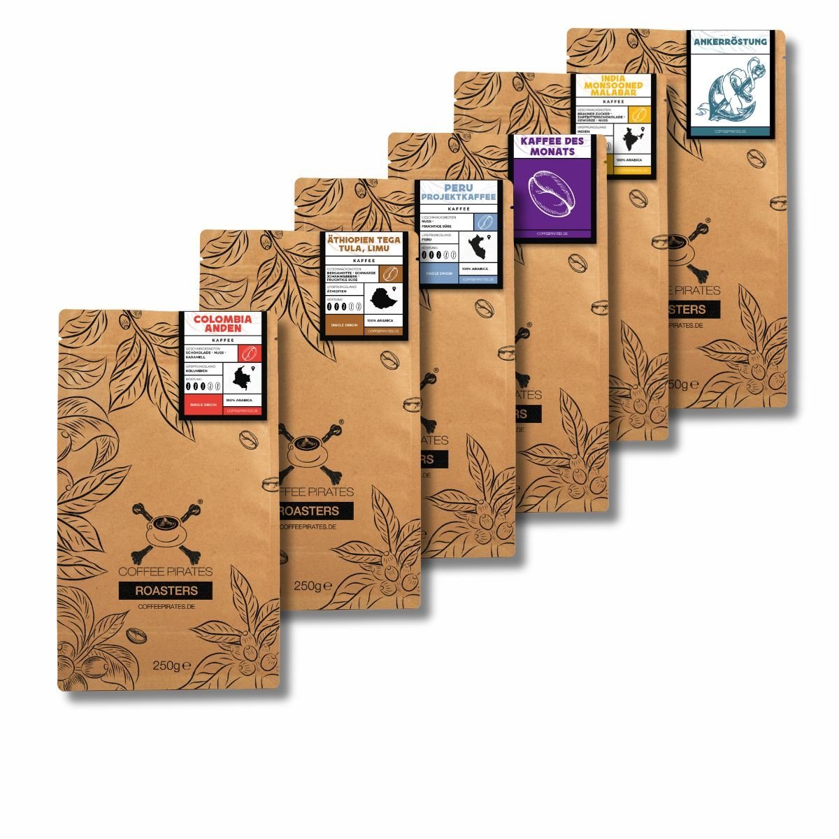Filterkaffee Probierset vs Roaster's Choice Box | Coffee Pirates