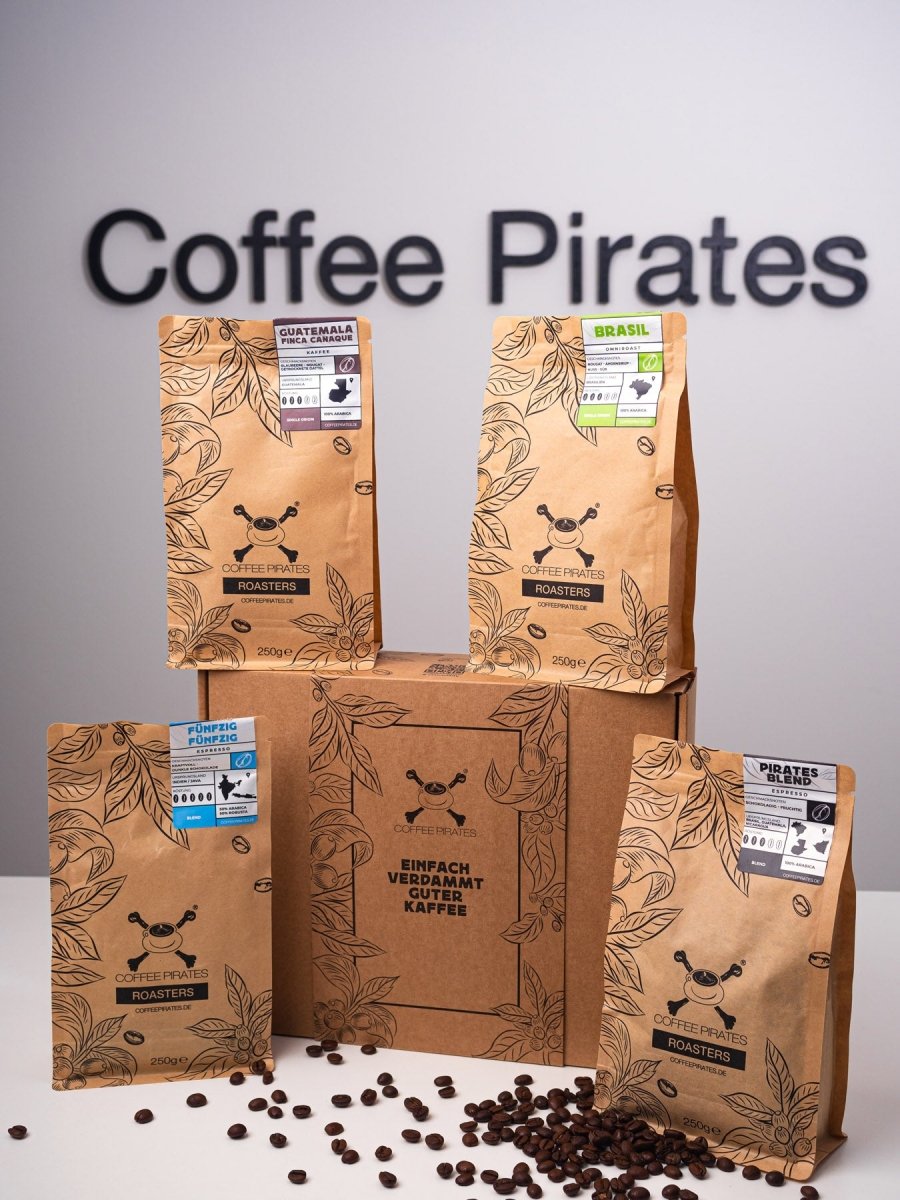 Kaffee Probiersets – Espresso & Filterkaffee Sorten entdecken bei Coffee Pirates