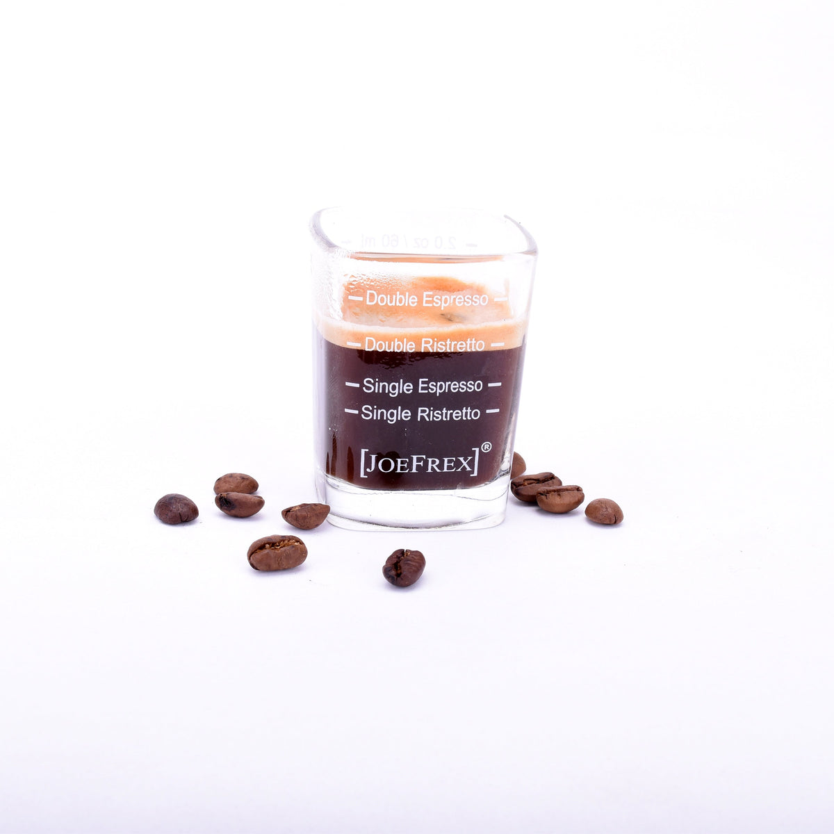 JoeFrex Espresso Shotglas 60 ml Detailansicht - Coffee Pirates