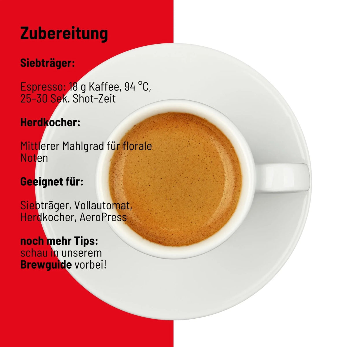 Äthiopien Espresso Siebträger zubereiten floral fruchtig