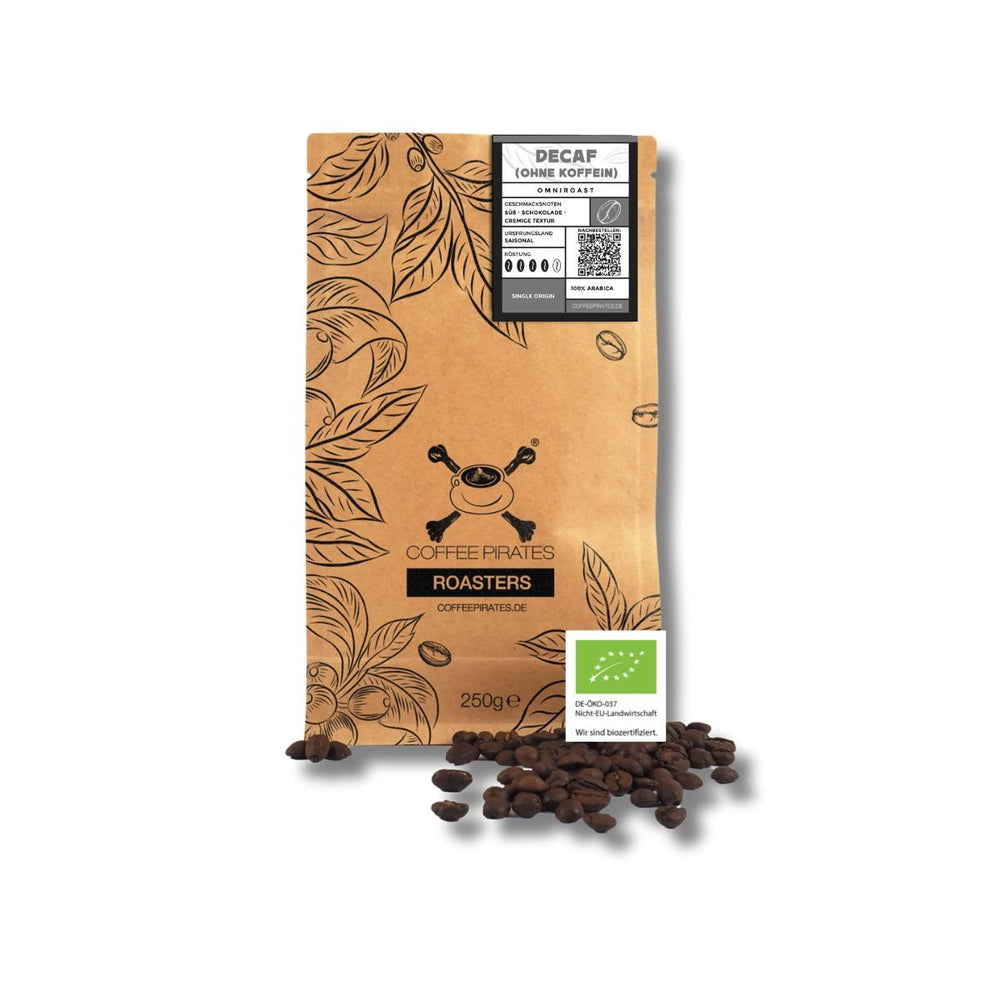 Decaf (entkoffeinierter Kaffee) Washed BIO - Coffee Pirates