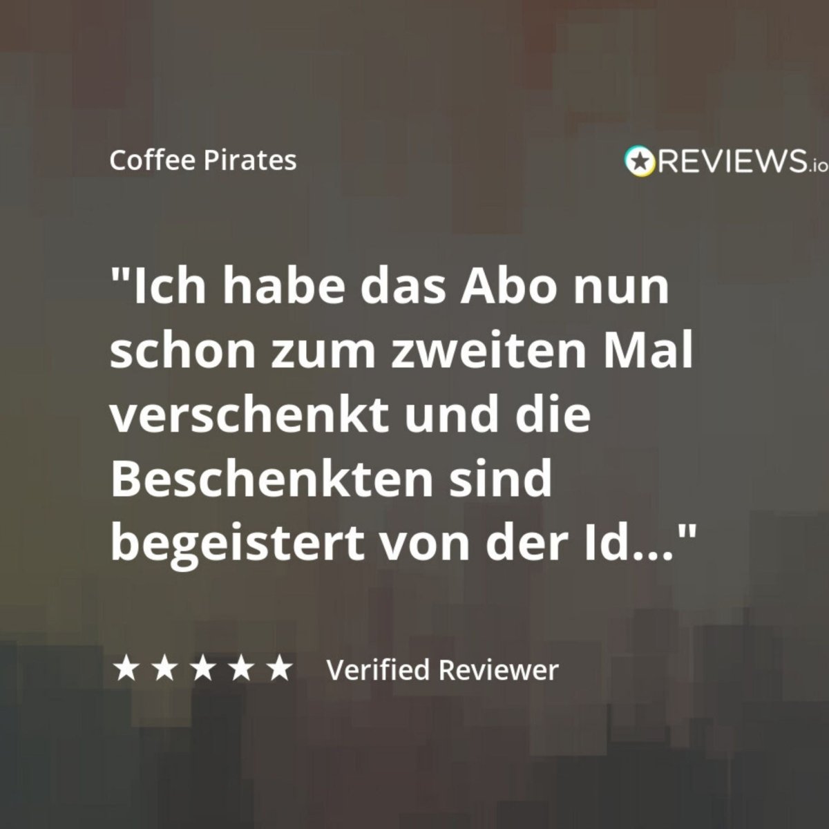 Geschenk - Kaffee - Abo Coffee Pirates - 6 Monate - Coffee Pirates