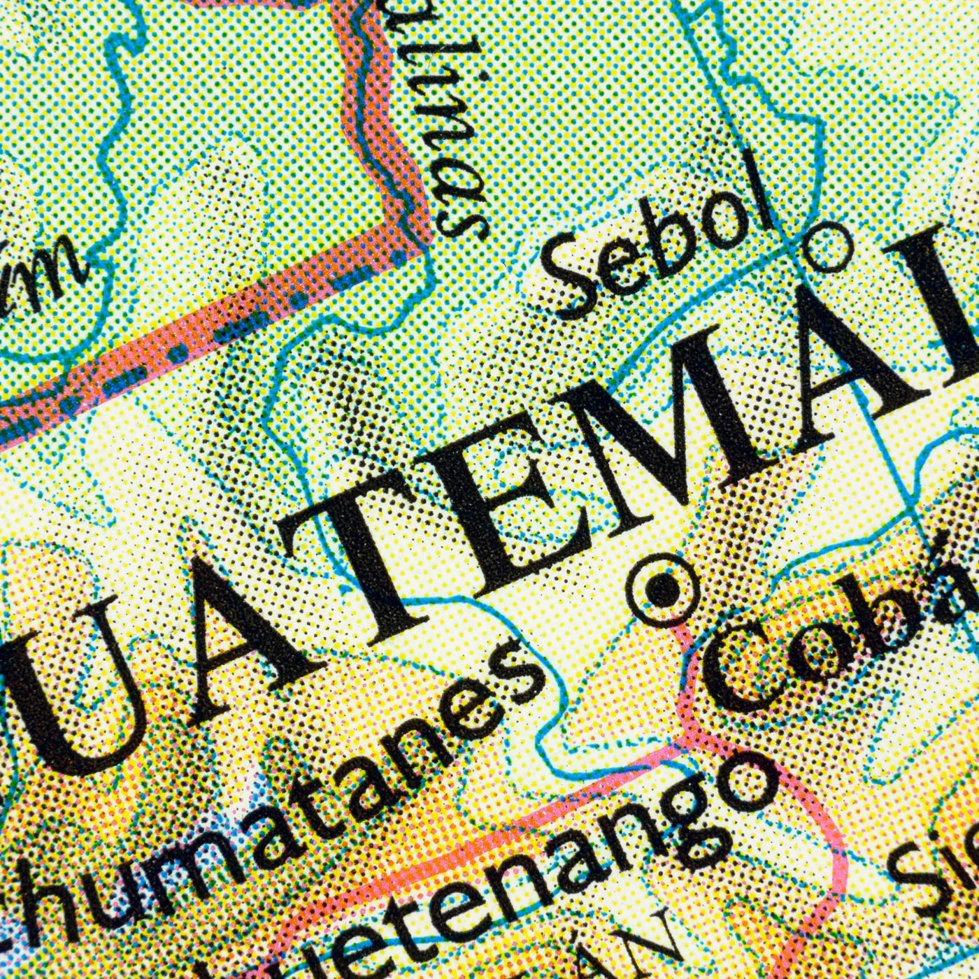 Landkarte von Guatemala