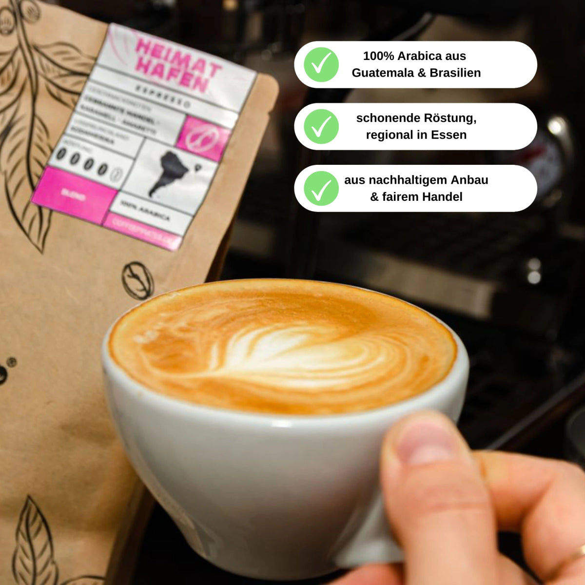 Heimathafen Espresso – 100 % Arabica aus Südamerika - Coffee Pirates