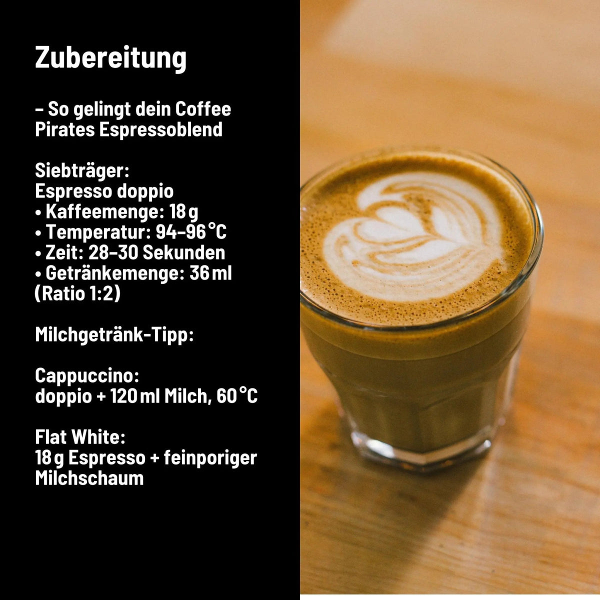Rezept für den Coffee Pirates Espressoblend