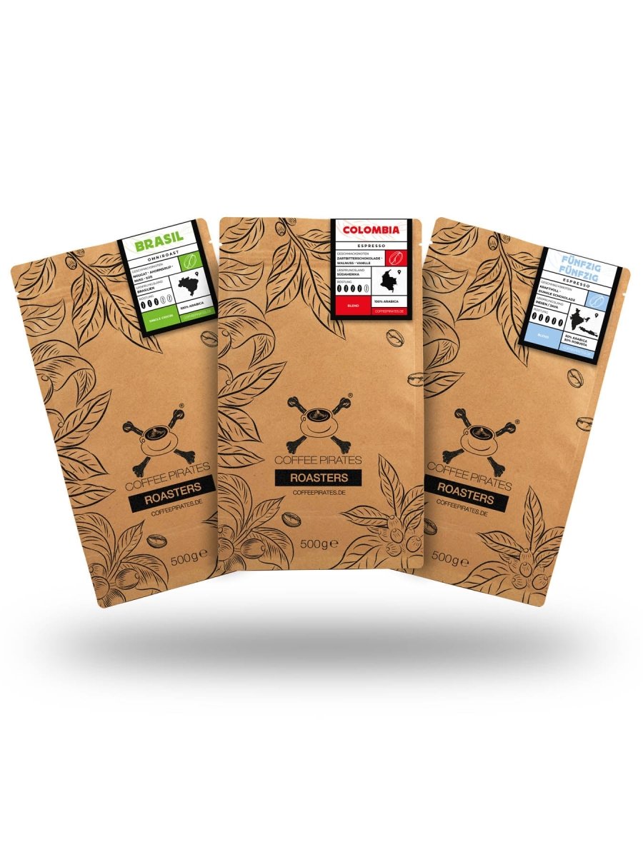 Probierset für Kaffeevollautomaten - Coffee Pirates