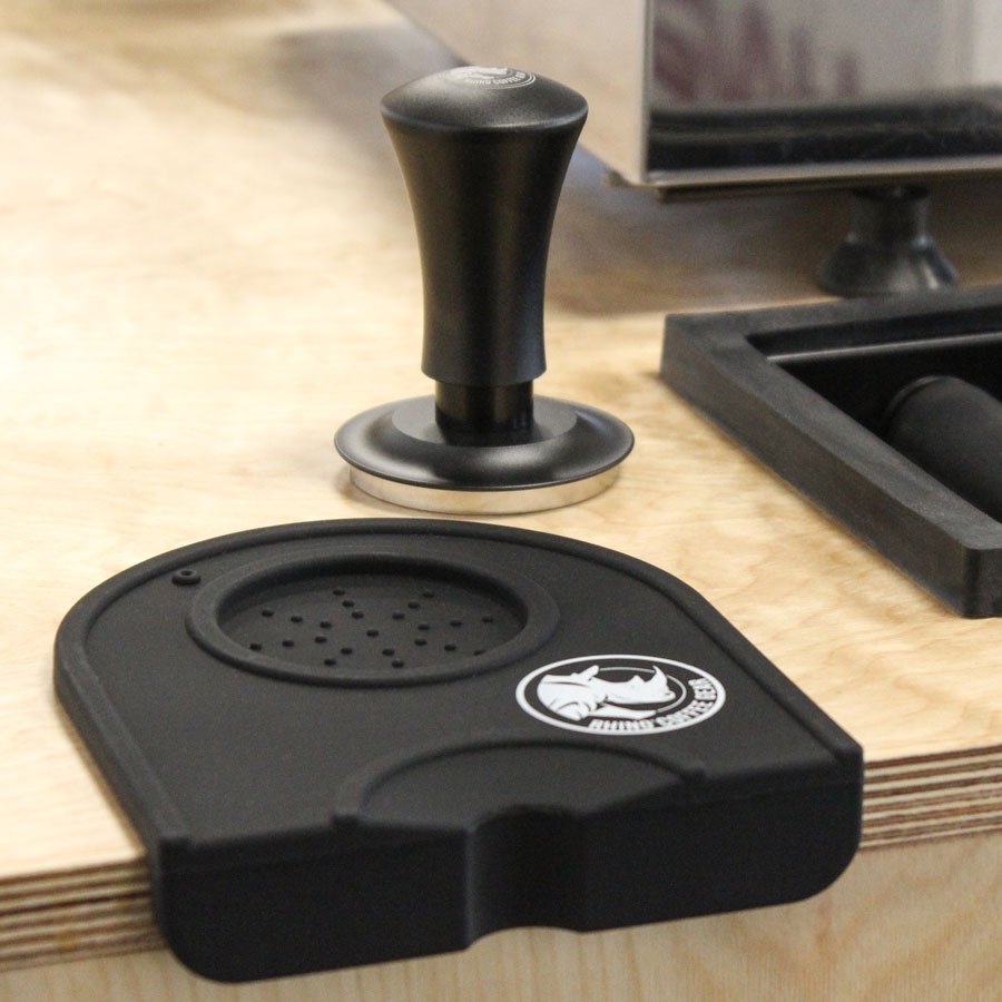 Rhino Self Levelling Tamper 58mm – Black - Coffee Pirates