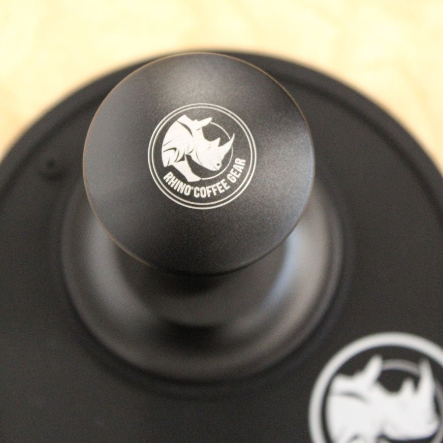 Rhino Self Levelling Tamper 58mm – Black - Coffee Pirates