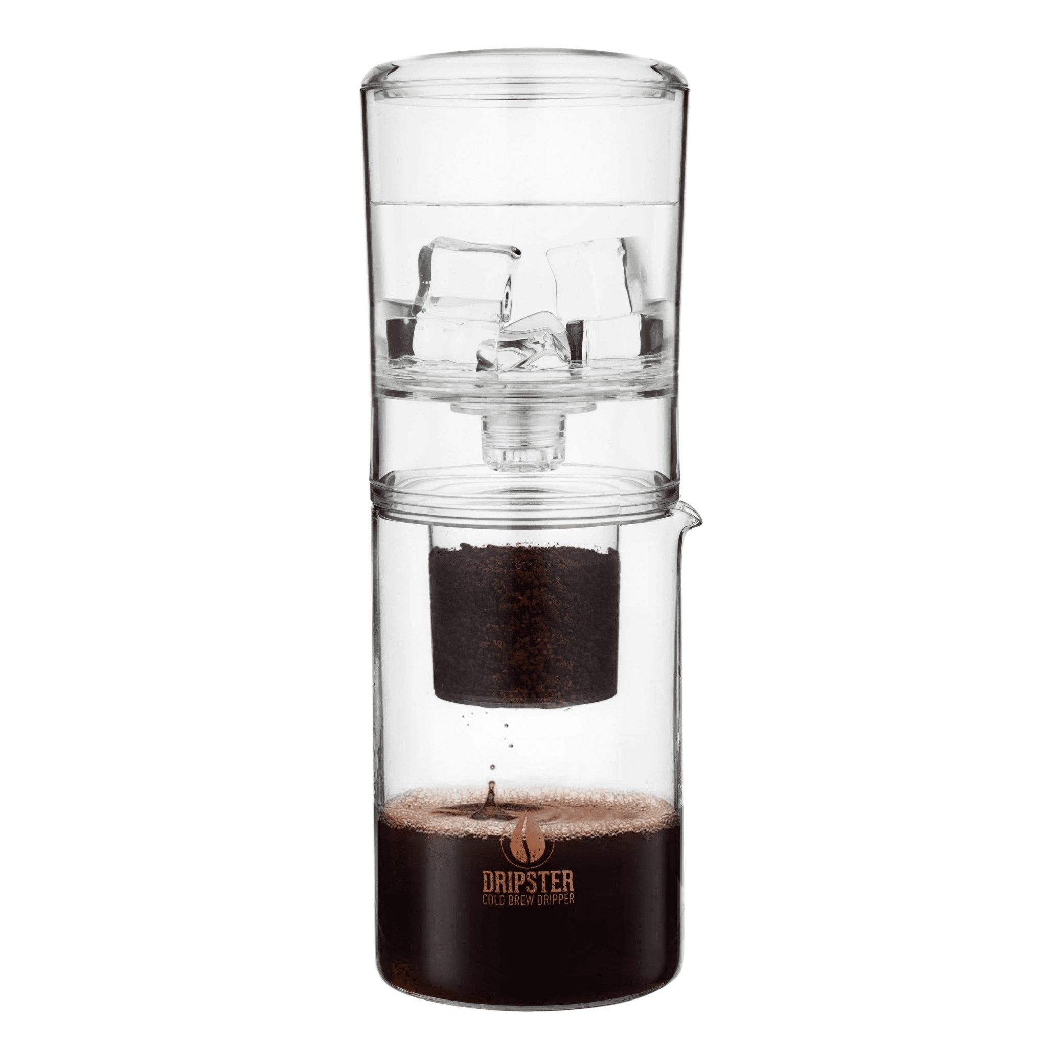 DRIPSTER² 2-in-1 Cold Brew Dripper (4 Tassen / 600ml), Cold Brew Maker für kaltgebrühten Kaffee und Tee - Coffee Pirates