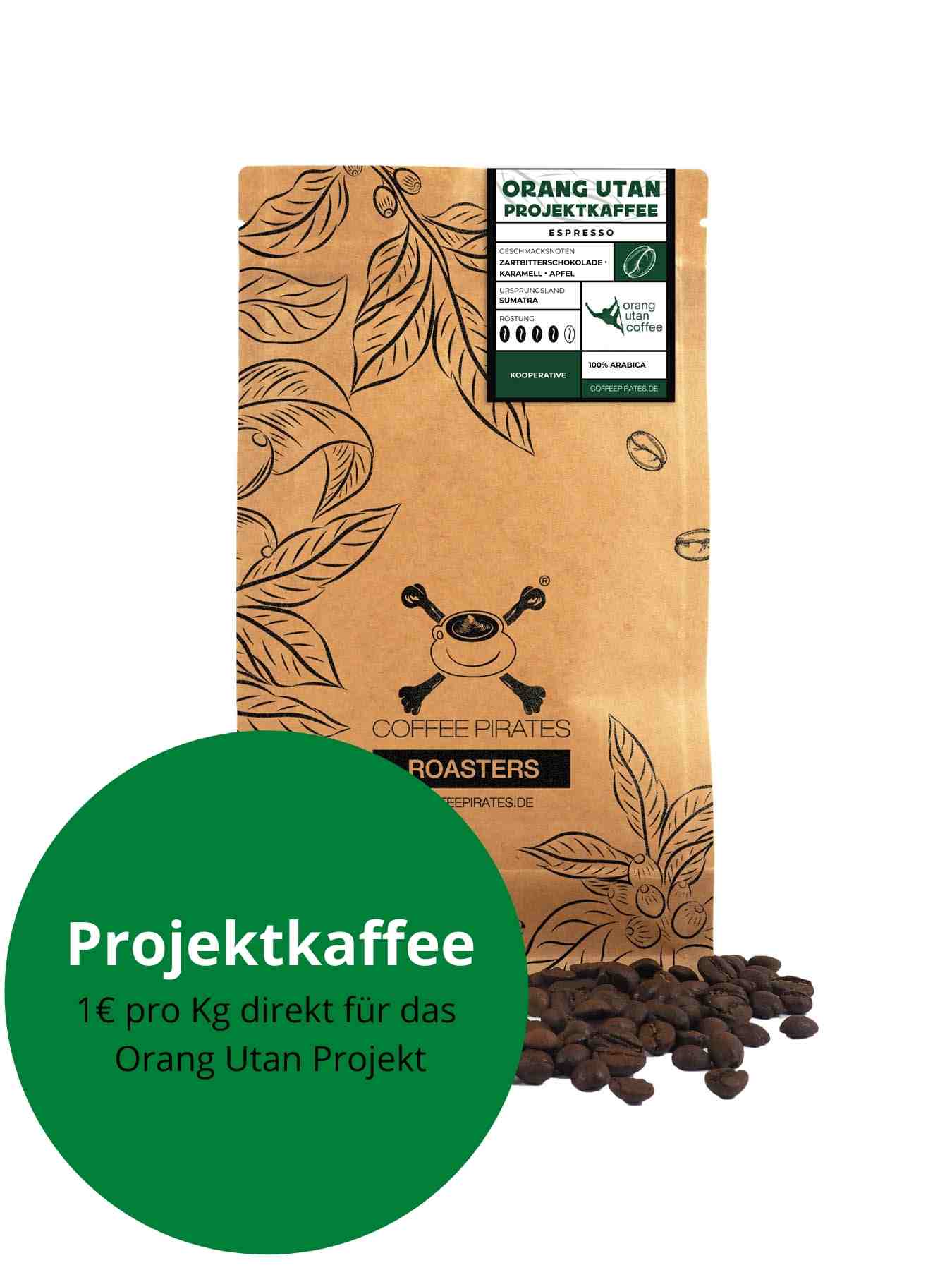 Orang Utan Projektkaffee I Espresso - Coffee Pirates